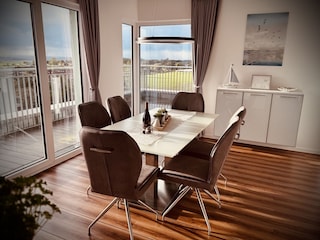 Esszimmer mit Ausblick auf Schillig