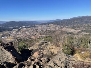 Aussicht Silberberg über Bodenmais