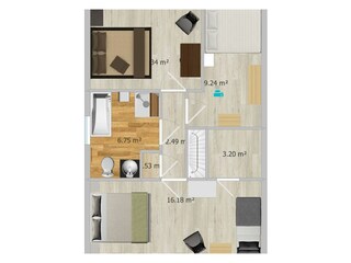 Casa per le vacanze Makkum Pianta del piano 41