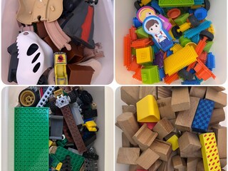 Ausstattung -gr. Holzeisenbahn,Lego,Bausteine,Stecksyst