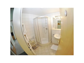 Bergappartement - Badbereich  - Beispiel