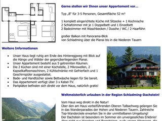 Plan Apartment 4-5 Personen