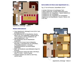 Apartment für 4-8 Personen