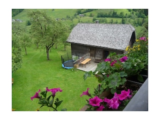 Blick vom Balkon