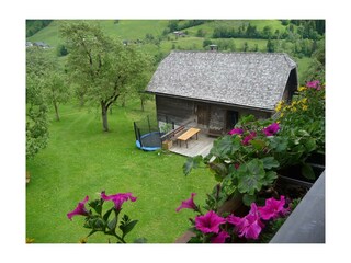 Blick vom Balkon