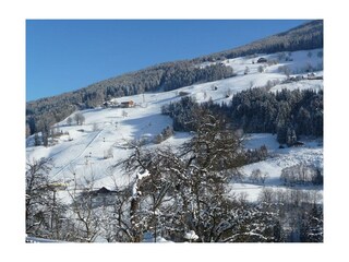 Blick zur Planai vom Balkon