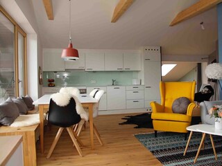 Gipfelstürmer Küche -Essbereich