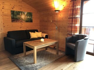 Wohnraum mit Schlafsofa