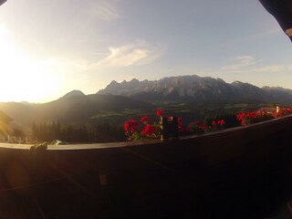 Aussicht vom Balkon