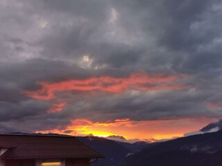 Abendstimmung am Balkon