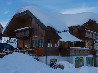 Unser Haus im Winter