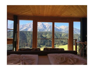 Blick vom Doppelbett