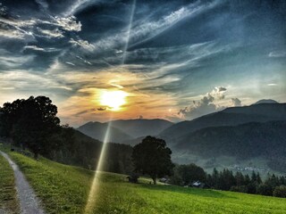 Sonnenuntergang am Märchenweg