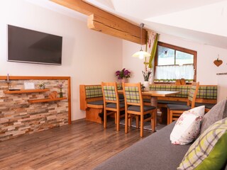 Appartement Schwammerlstube Wohn u.Essraum