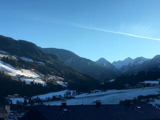View from Balcony, Rohrmoos, winter