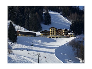 Vom Hotel auf die Piste