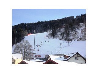 Blick zum Zielhang Planai