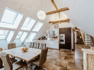 Deluxe Appartement Essbereich/Küche