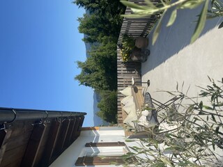 Gemütliche Sitzmöglichkeit