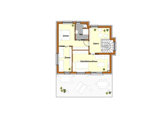 Chalet Mariella Grundriss 1. OG
