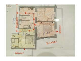 Grundriß - Appartment