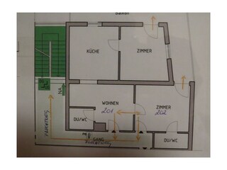 Grundriß - Appartment