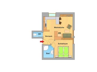 Skizze Appartement