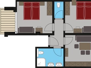 Planai Raumaufteilung