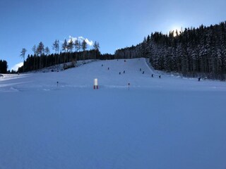 Piste direkt vor der Haustüre
