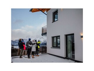 Terrasse Aussicht Richtung Dachstein