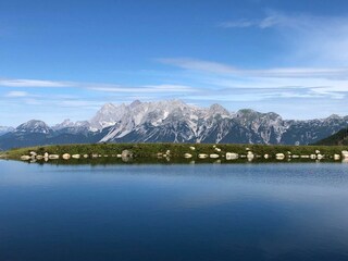 Hauserkaibling mit Blick auf Dachstein
