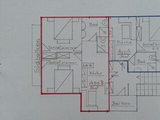 Grundriss App. A & B