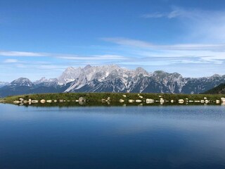 Hauserkaibling mit Blick auf Dachstein