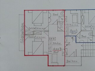 Grundriss App. A & B