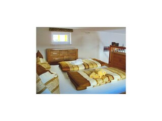 Schlafbereich in der Galerie