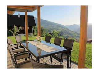 Ausblick von der Terrasse