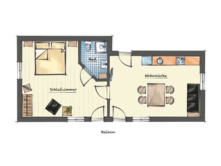 Naturnah Appartement - Appartement Wilde Wasser (4