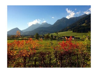 Freizeitsee Aich - Aussicht auf den Dachstein