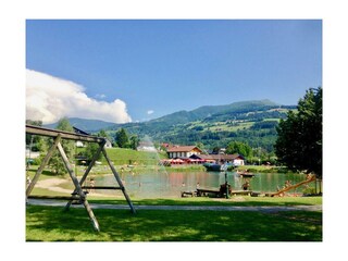 Freizeitsee Aich im Sommer