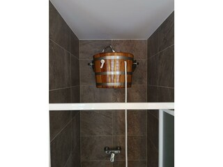 Schneekristall - Sauna, Dusche