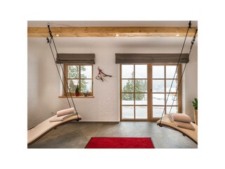 Almhuetten-Prenner Alm-Almerin-Heusauna-Ruhebereic