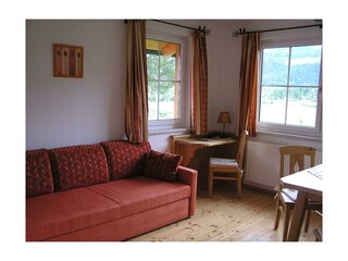 Arnoldhof - Wohnküche mit Bergblick