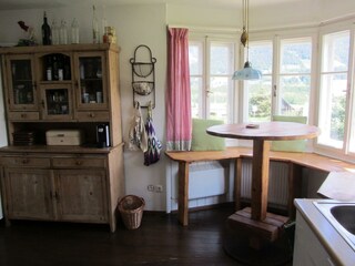 Chalet Hoamatl - Küche mit toller Aussicht