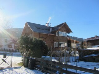 Chalet Hoamatl - Hausfoto Winter - Traumwetter