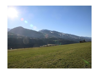 Blick auf den Hausberg