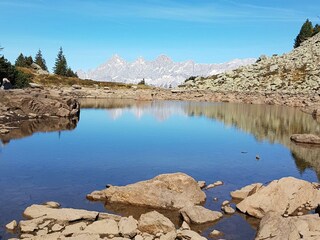 Der Spiegelsee auf der Reiteralm