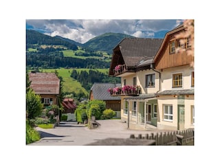 Außenansicht Apartment Greisslerei