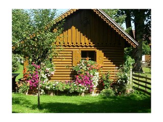 Gartenhaus mit Grillkamin