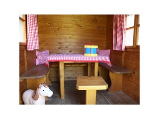 Das Spielhäuschen für die Kinder