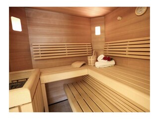 Wellness mit Finnischer Sauna und Infrarotkabine